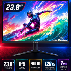 Monitor Teros TE-2415S 23.8" IPS Full HD 120Hz 1ms HDMI DisplayPort